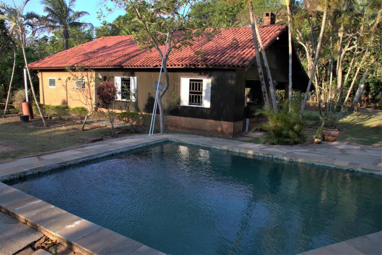Chapada dos Guimarães Casa Unica Com Piscina E Lareira A 1,2 Km Do Centroヴィラ エクステリア 写真